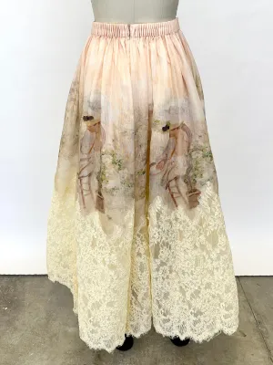 2023 Zimmermann Lyrical Lace Maxi Skirt