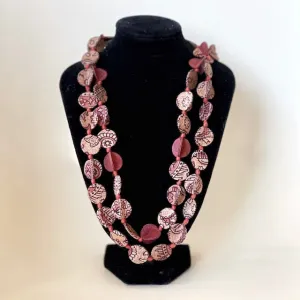 French 2000's Silk Disc Necklace (37)