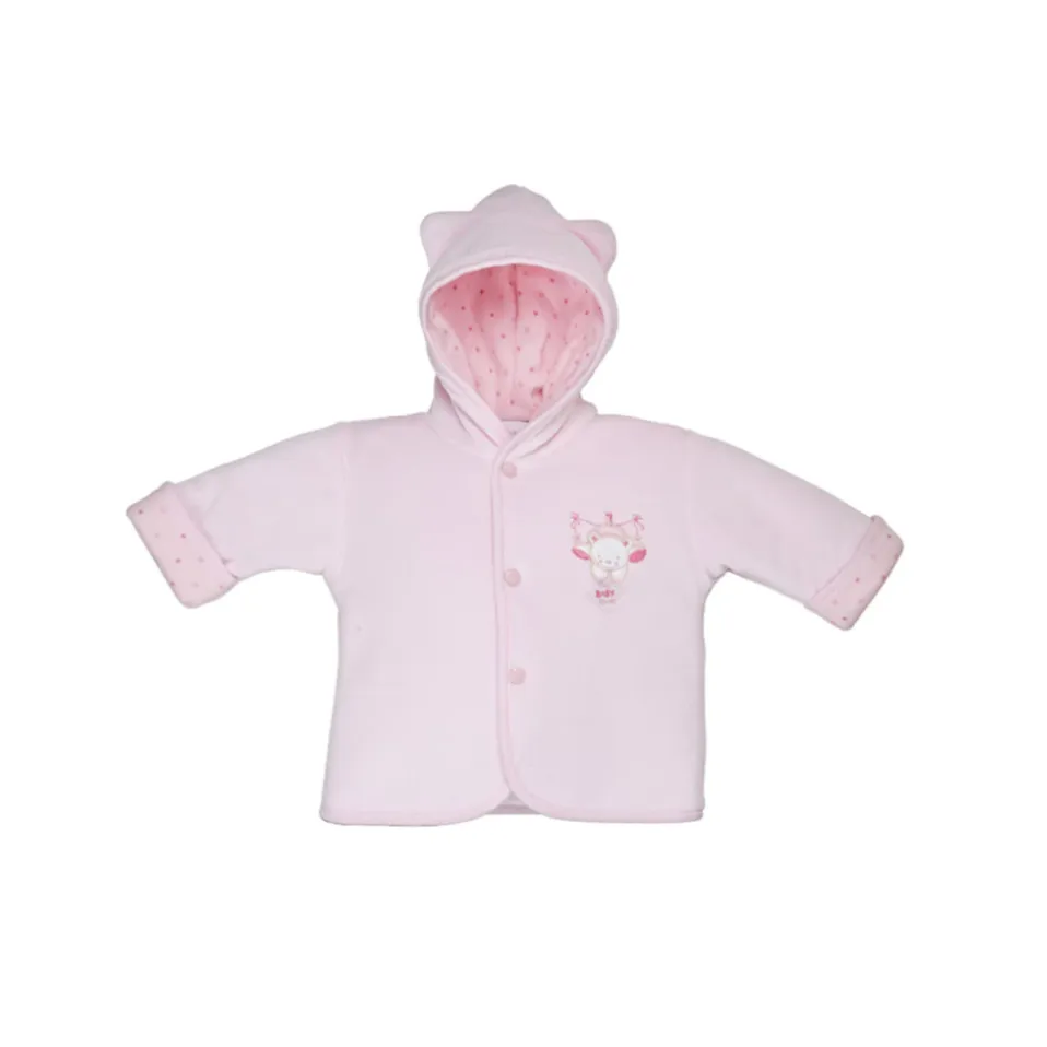 Pink Tiny Bear Velour Jacket