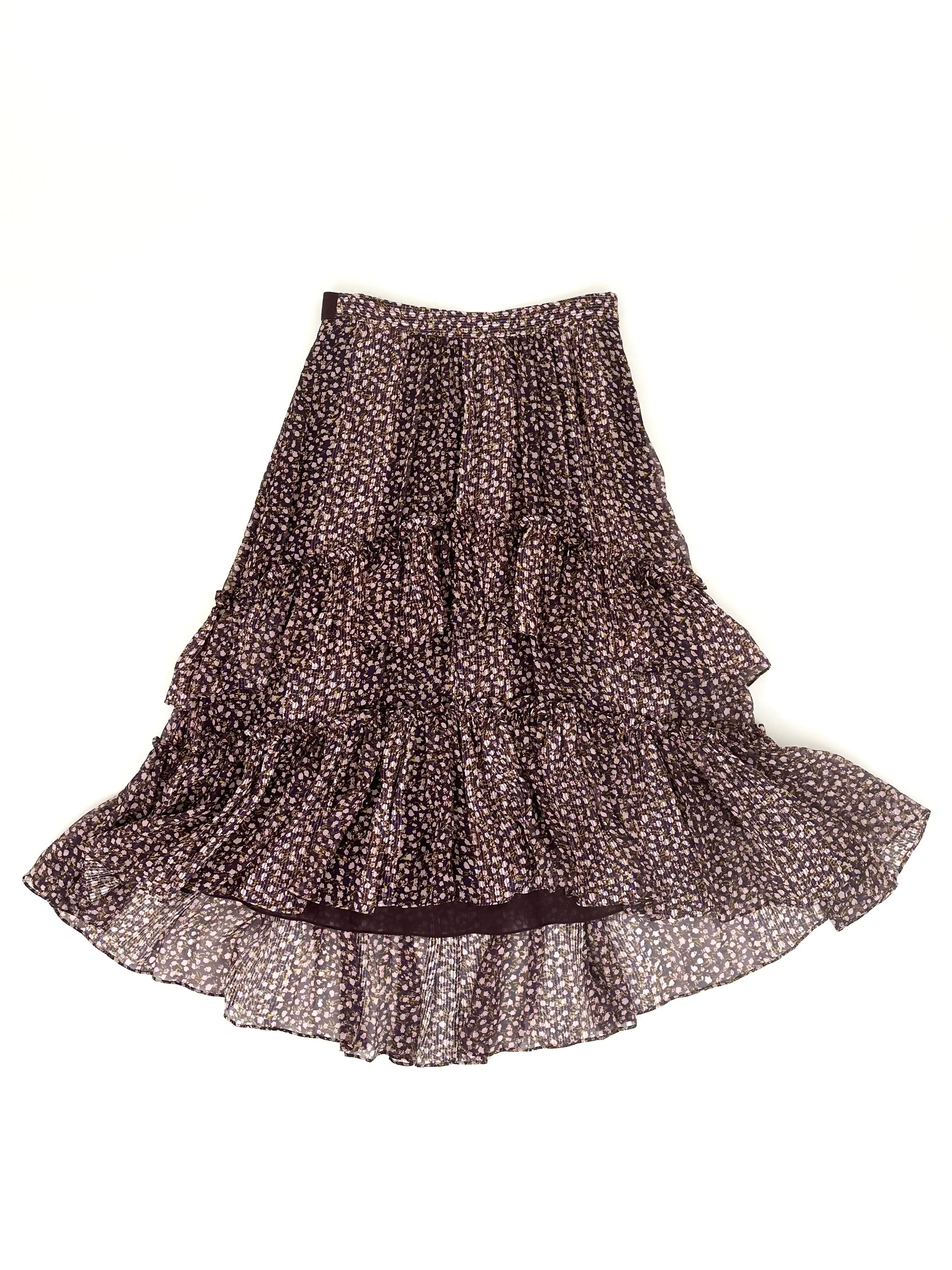 Ulla Johnson Silk Floral Skirt