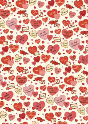 Valentine Wrap / Poster: Valentine Hearts
