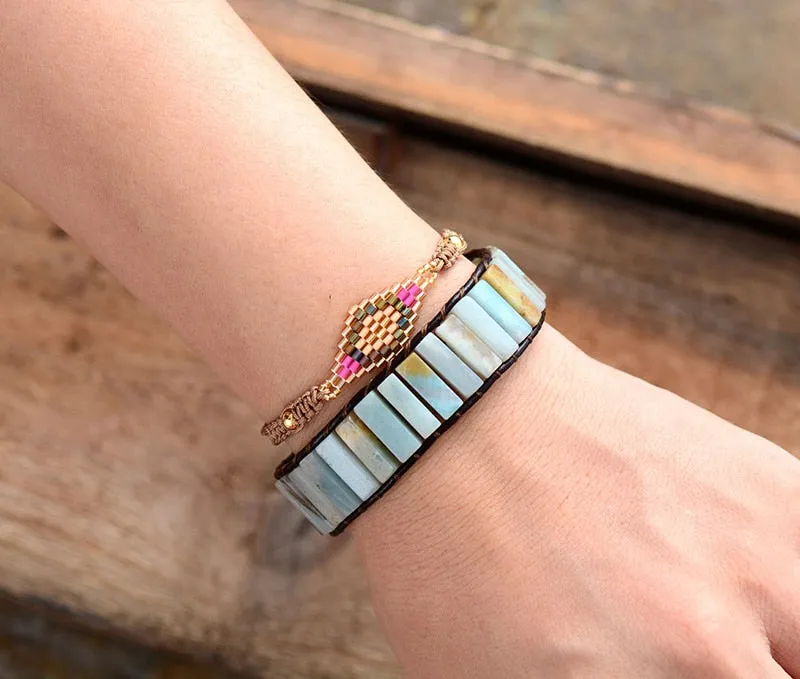 Vintage Amazonite Bracelet