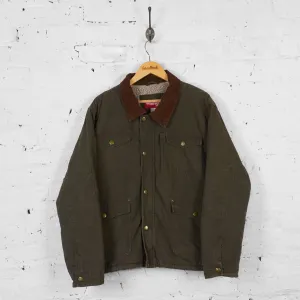 Vintage Collared Wrangler Jacket - Brown - XL
